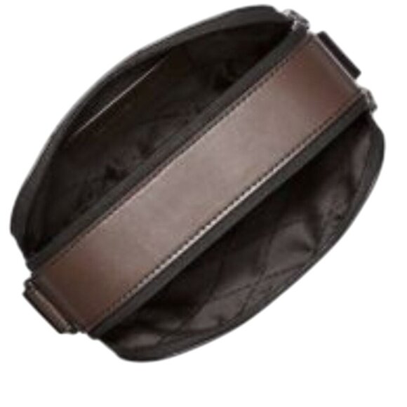 NEW Michael Kors Cooper Small Camera Crossbody Bag Camel / Black Handbag Purse - Picture 6 of 6